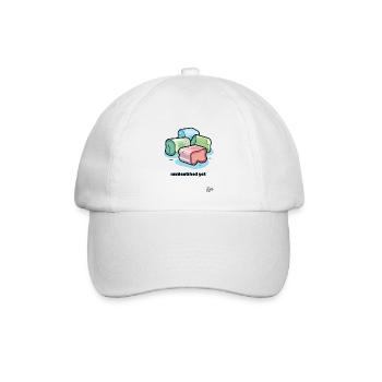 Unbekanntes Kaugummi Objekt - Baseballkappe - Weiß/Weiß - Vorne