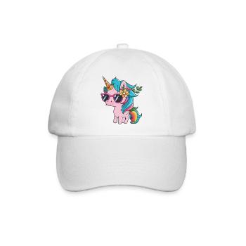 unicorn - Baseballkappe - Weiß/Weiß - Vorne