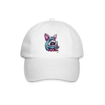 Monster-Kreatur - Baseballkappe - Weiß/Weiß - Vorne
