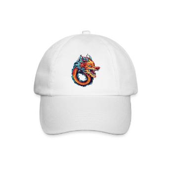 dragon china - Baseballkappe - Weiß/Weiß - Vorne
