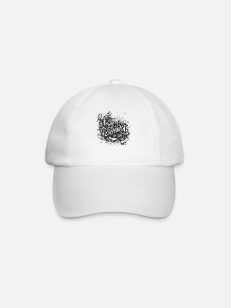 Berlin Köpenick Souvenir Cöpenick Barock-Blätter - Baseballkappe - Weiß/Weiß
