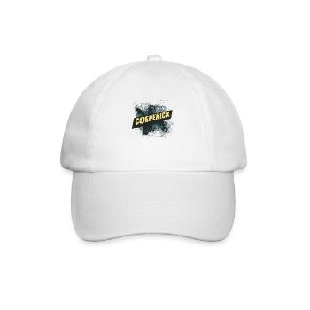 Berlin Köpenick Souvenir Cöpenick Grunge Design - Baseballkappe - Weiß/Weiß - Vorne