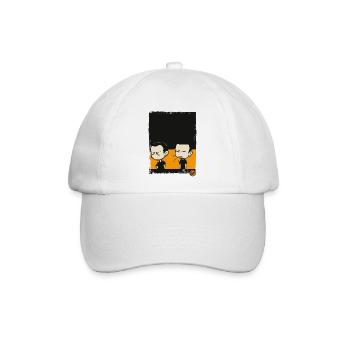 Beleidigte Freunde - Baseballkappe - Weiß/Weiß - Vorne