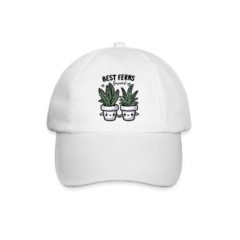 Die besten Farne für immer - Baseballkappe - Weiß/Weiß - Vorne