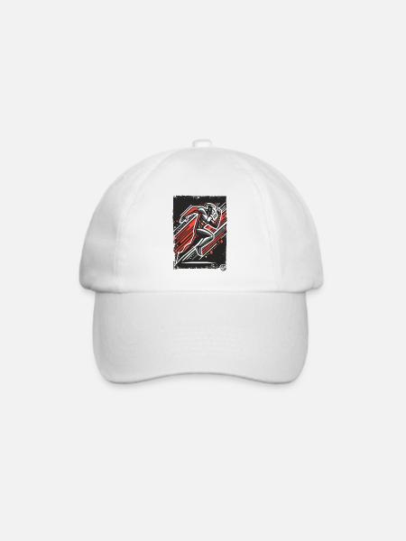Dynamischer Läufer - Baseballkappe - Weiß/Weiß