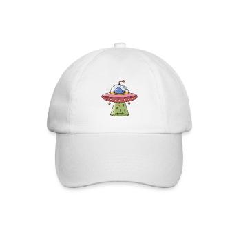 Ufo - Baseballkappe - Weiß/Weiß - Vorne