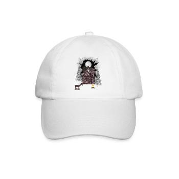 Mittelalter Burg Burgen Festungen Märchen - Baseballkappe - Weiß/Weiß - Vorne