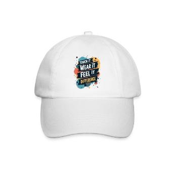 SPÜREN SIE DEN UNTERSCHIED - Baseballkappe - Weiß/Weiß - Vorne