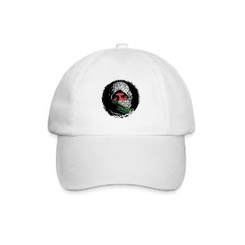 Freiheit für Palästina - Frieden - Baseballkappe - Weiß/Weiß - Vorne