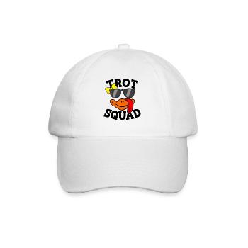 Trot Squad Lustige Thanksgiving-Trottruppe für Fra - Baseballkappe - Weiß/Weiß - Vorne