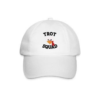 Trab-Trupp Truthahn-Trott-Thanksgiving-Trab-Trupp - Baseballkappe - Weiß/Weiß - Vorne
