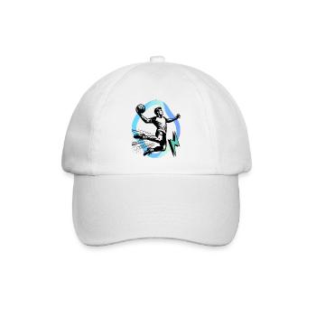 Handball Handballer - Baseballkappe - Weiß/Weiß - Vorne