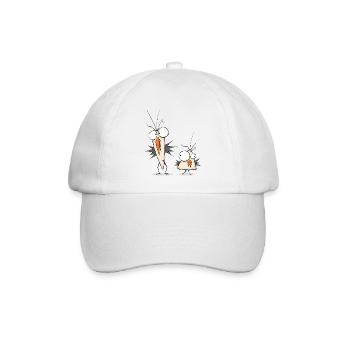 Freaky Birds - Baseballkappe - Weiß/Weiß - Vorne