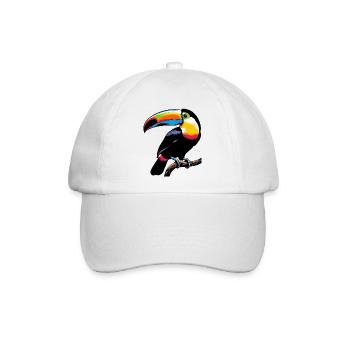 Tukan - Baseballkappe - Weiß/Weiß - Vorne