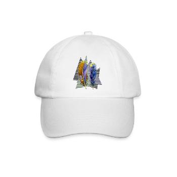 Feder - Baseballkappe - Weiß/Weiß - Vorne