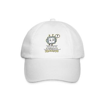 TUT MIR LEID - Baseballkappe - Weiß/Weiß - Vorne