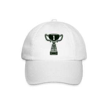 pokal 1 - Baseballkappe - Weiß/Weiß - Vorne