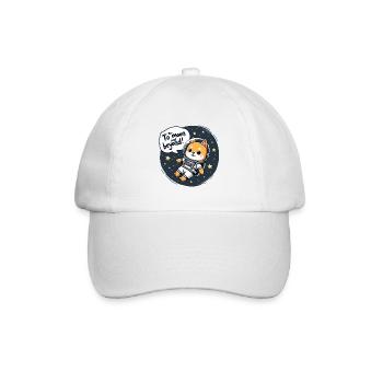 MOND UND DARÜBER HINAUS - Baseballkappe - Weiß/Weiß - Vorne