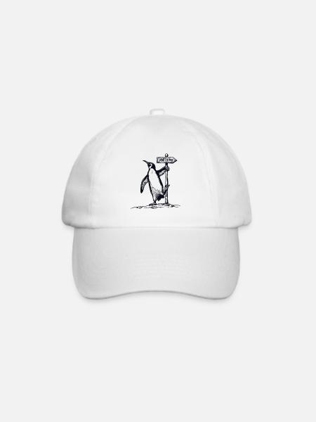 PINGUIN - Baseballkappe - Weiß/Weiß