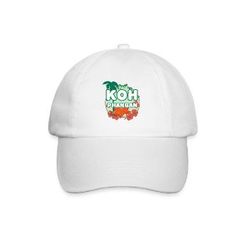 K8h Pha-ngan Insel - Baseballkappe - Weiß/Weiß - Vorne