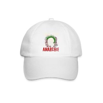 Punk Rock Pogo Anarchie Punks Punk Rocker Punk - Baseballkappe - Weiß/Weiß - Vorne