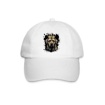 malteser hund tier - Baseballkappe - Weiß/Weiß - Vorne