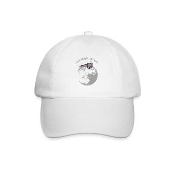 Kleine Träume Brauchen Schutz - Baseballkappe - Weiß/Weiß - Vorne