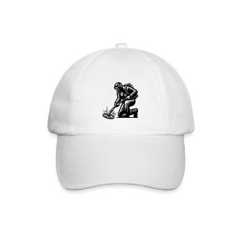 Sondeln Metalldetektor - Baseballkappe - Weiß/Weiß - Vorne