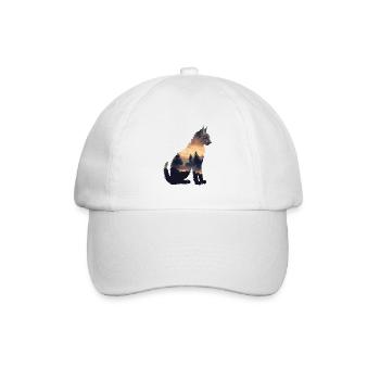 Luchs - Baseballkappe - Weiß/Weiß - Vorne