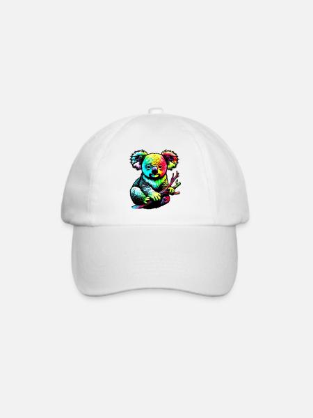 Koala - Baseballkappe - Weiß/Weiß