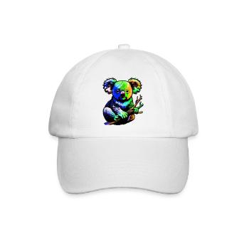 Koala - Baseballkappe - Weiß/Weiß - Vorne