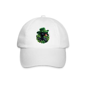 Irische Eleganz - Baseballkappe - Weiß/Weiß - Vorne