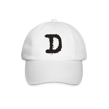 D - Baseballkappe - Weiß/Weiß - Vorne