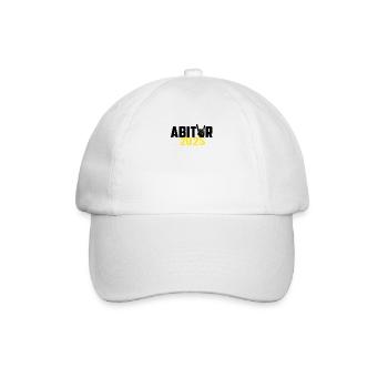 Abitur 2025 Abireise Abifeier Abifahrt Abiturient - Baseballkappe - Weiß/Weiß - Vorne