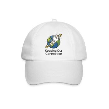 UNSERE VERBINDUNG AUFRECHTERHALTEN - Baseballkappe - Weiß/Weiß - Vorne