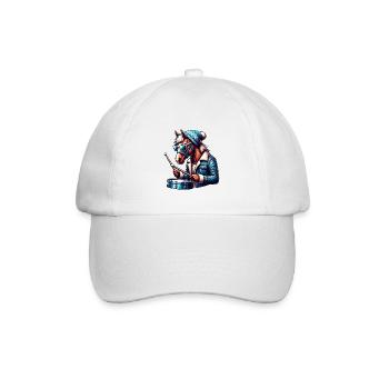 Global - Schwarz ohne Japan Template - Baseballkappe - Weiß/Weiß - Vorne