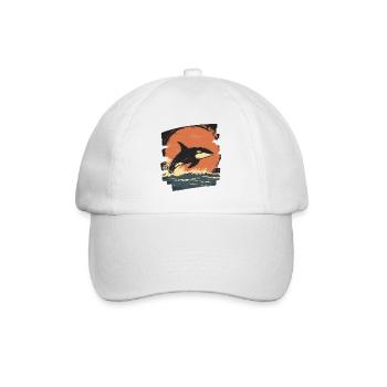 Orca - Baseballkappe - Weiß/Weiß - Vorne
