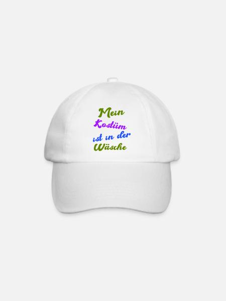 kostüm wäsche - Baseballkappe - Weiß/Weiß
