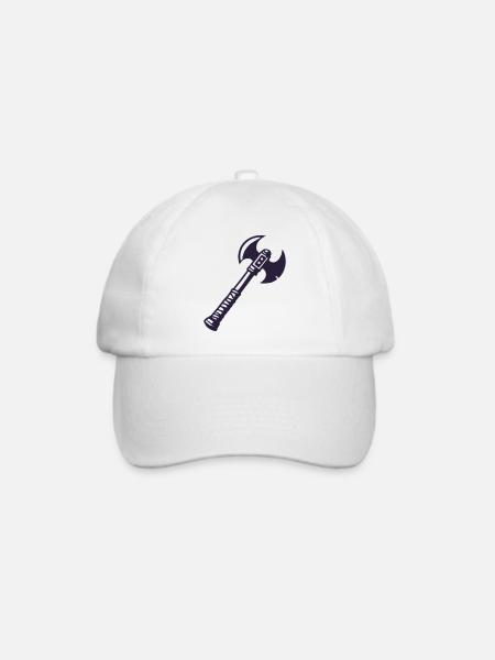 axt - Baseballkappe - Weiß/Weiß