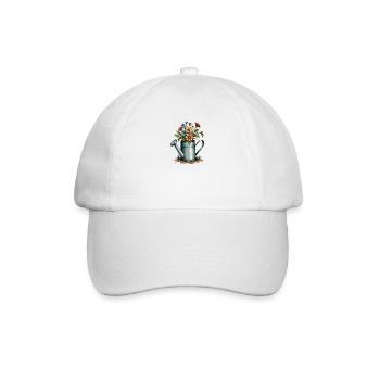 Gießkanne Bloom - Baseballkappe - Weiß/Weiß - Vorne