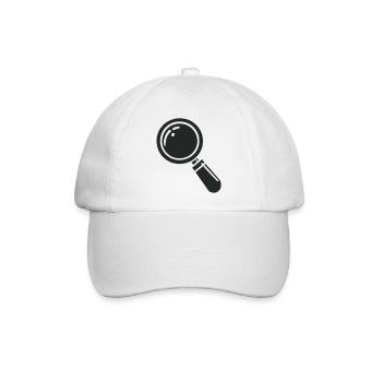 lupe - Baseballkappe - Weiß/Weiß - Vorne