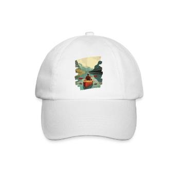 Kajak Kajakfahrer Kajakfahren Outdoor - Baseballkappe - Weiß/Weiß - Vorne