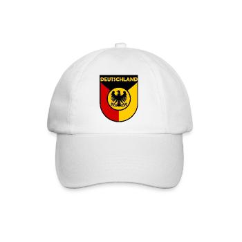 Die Farben aus Deutschland - Baseballkappe - Weiß/Weiß - Vorne