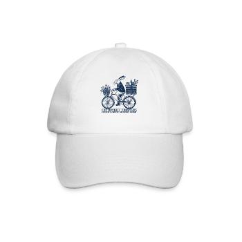 Ostern Cottontail Couriers Retro Ästhetik - Baseballkappe - Weiß/Weiß - Vorne