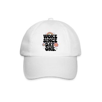 Woke - Baseballkappe - Weiß/Weiß - Vorne