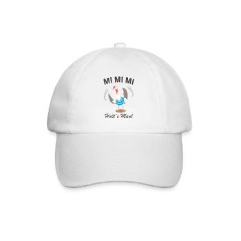 Mi Mi Mi - Baseballkappe - Weiß/Weiß - Vorne