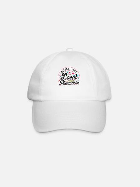 Pharmacy Tech Technician - Baseballkappe - Weiß/Weiß