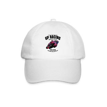 Motorradrennen - Superbike - Baseballkappe - Weiß/Weiß - Vorne