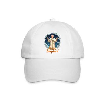 Ein Neuer Hirte - Baseballkappe - Weiß/Weiß - Vorne