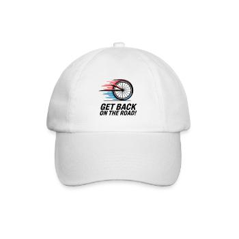 FAHRRAD-RÄDER - Baseballkappe - Weiß/Weiß - Vorne